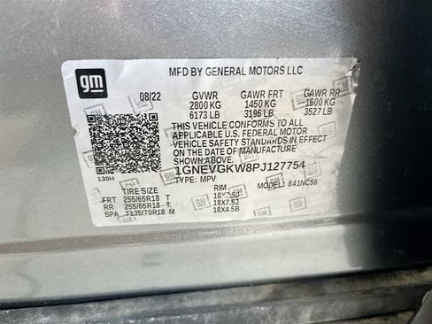 Used 2023 Chevrolet Traverse LT w/ Rear Camera Mirror Package AWD/4WD image 33