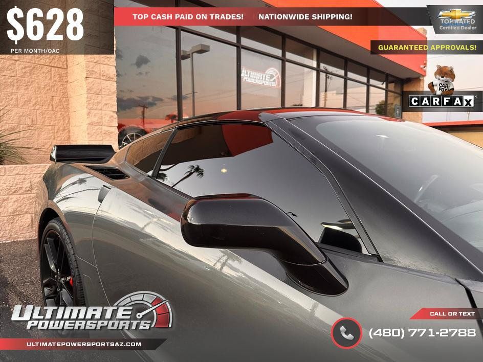 Used 2016 Chevrolet Corvette Stingray Coupe w/ Carbon Flash Badge Package RWD image 34