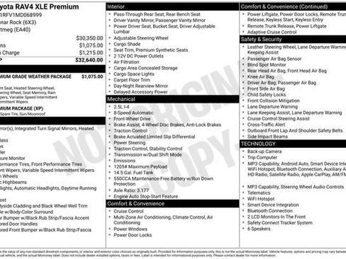 Used 2021 Toyota RAV4 XLE Premium FWD image 17