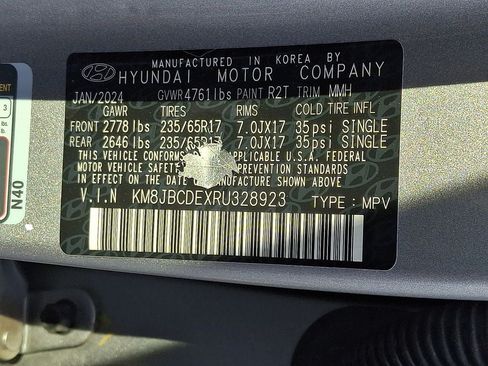 Used 2024 Hyundai Tucson SEL AWD/4WD image 27
