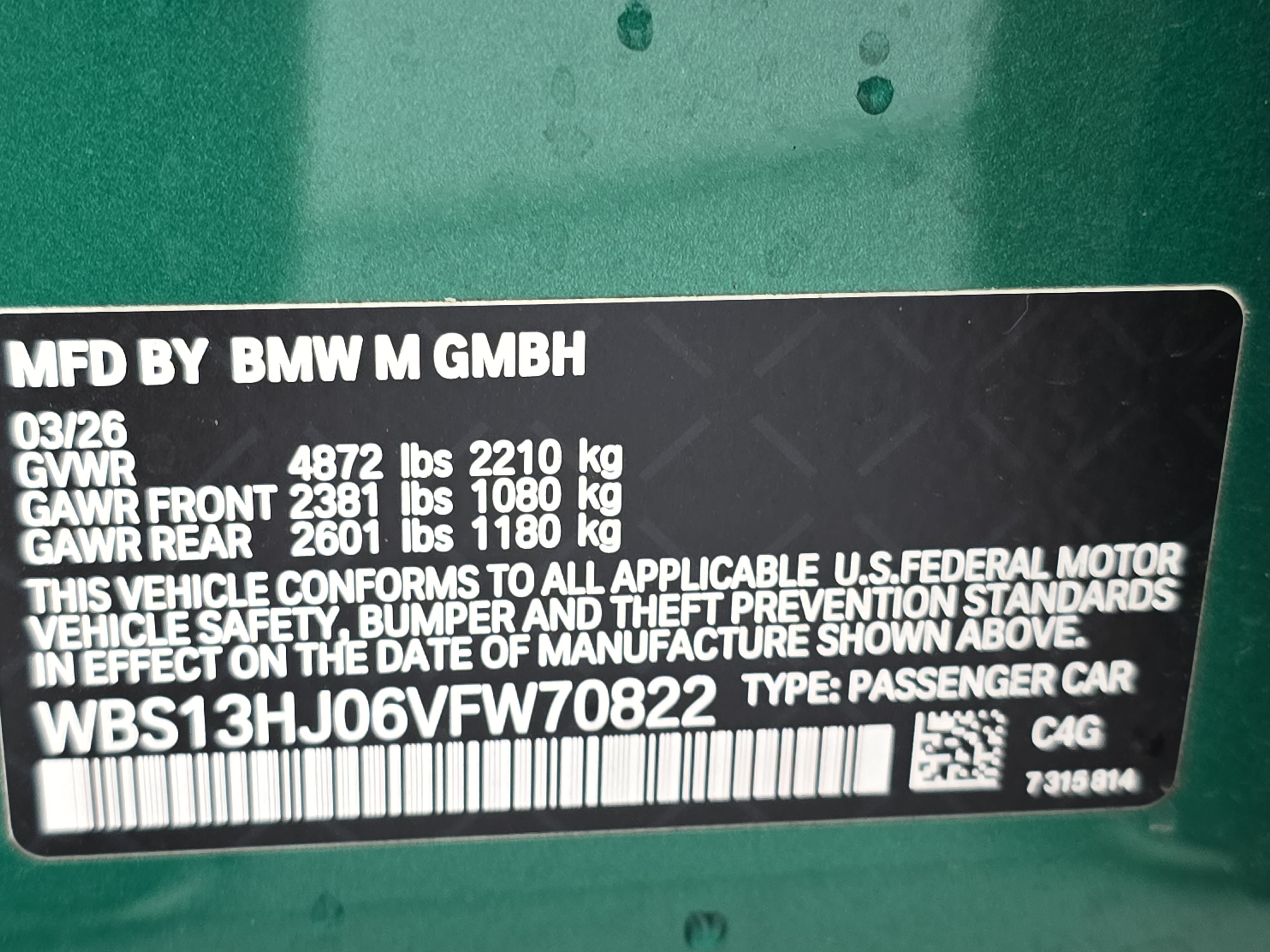 Used 2027 BMW M3 w/ Executive Package RWD image 35