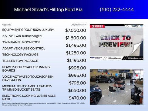 Used 2019 Ford F150 Lariat w/ Equipment Group 502A Luxury RWD image 6