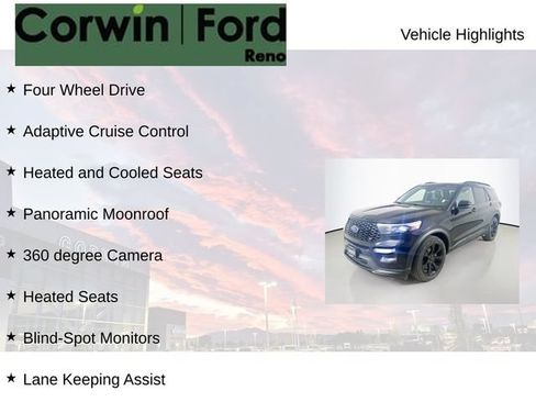 Used 2023 Ford Explorer ST w/ Equipment Group 401A AWD/4WD image 7