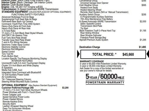 Used 2020 Jeep Gladiator Sport w/ Quick Order Package 24S image 2