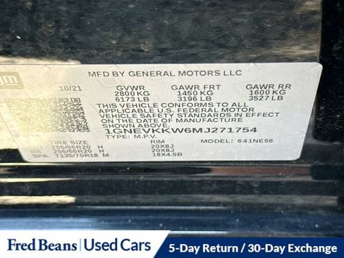 Used 2021 Chevrolet Traverse Premier w/ Redline Edition AWD/4WD image 41