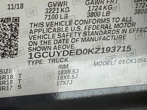 Used 2019 Chevrolet Silverado 1500 LT w/ All-Star Edition AWD/4WD image 49