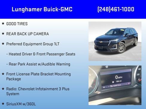 Used 2022 Chevrolet Traverse LT AWD/4WD image 6