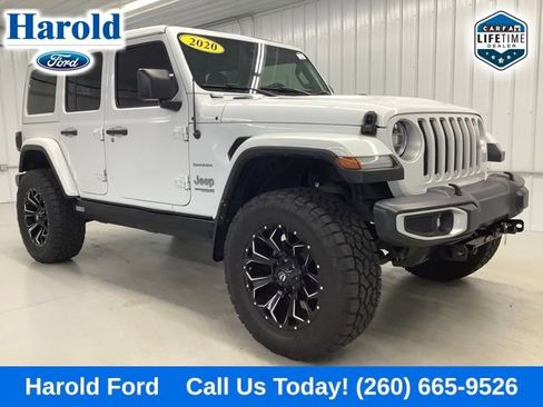 Used 2020 Jeep Wrangler Unlimited Sahara AWD/4WD image 1
