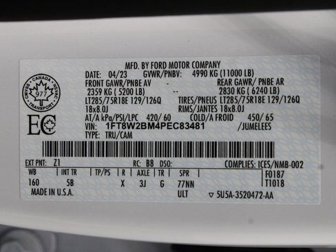 Used 2023 Ford F250 Lariat w/ Lariat Ultimate Package image 79