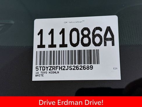 Certified 2018 Toyota Highlander Limited FWD image 31