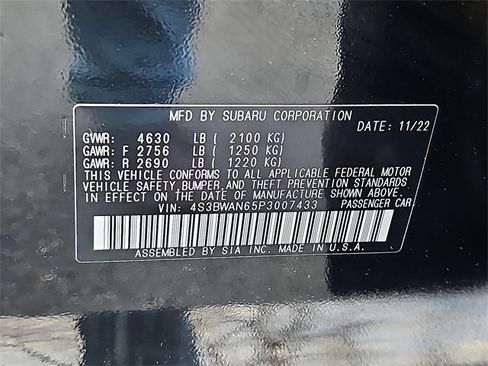 Used 2023 Subaru Legacy Limited image 28