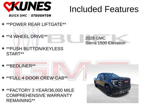 New 2026 GMC Sierra 1500 Elevation w/ Elevation Select Package image 3