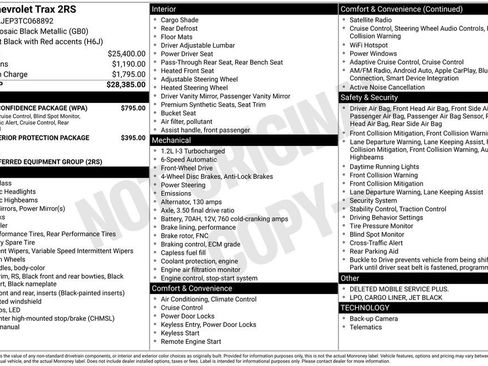 New 2026 Chevrolet Trax RS w/ Driver Confidence Package image 9
