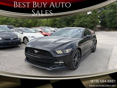 Used 2016 Ford Mustang Premium w/ Wheel & Stripe Package RWD image 1