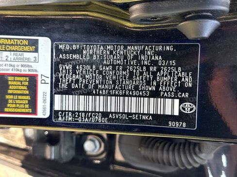 Used 2015 Toyota Camry LE FWD image 21