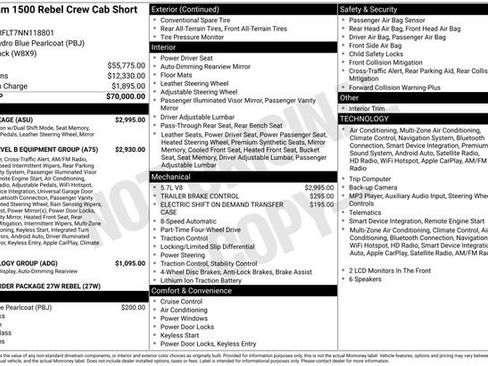 Used 2022 RAM 1500 Rebel w/ G/T Package AWD/4WD image 42
