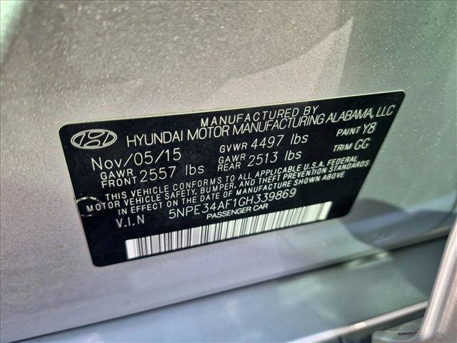 Used 2016 Hyundai Sonata Sport w/ Option Group 03 FWD image 15