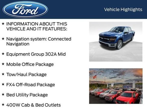 Used 2024 Ford F150 XLT w/ Equipment Group 302A MID AWD/4WD image 4