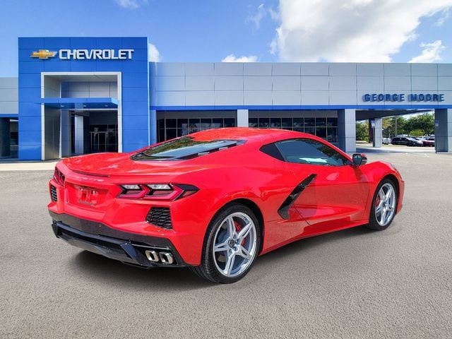 Certified 2021 Chevrolet Corvette Stingray Coupe w/ Chrome Exterior Badge Package RWD image 4