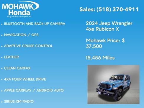 Used 2024 Jeep Wrangler Unlimited Rubicon 4xe image 7