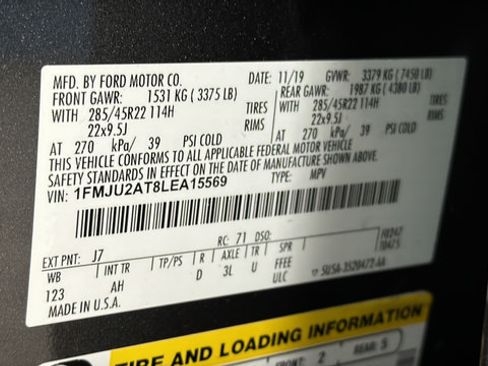 Used 2020 Ford Expedition Limited w/ Equipment Group 303A AWD/4WD image 28