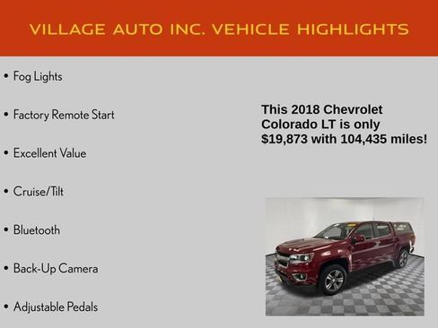 Used 2018 Chevrolet Colorado LT w/ LT Convenience Package AWD/4WD image 14