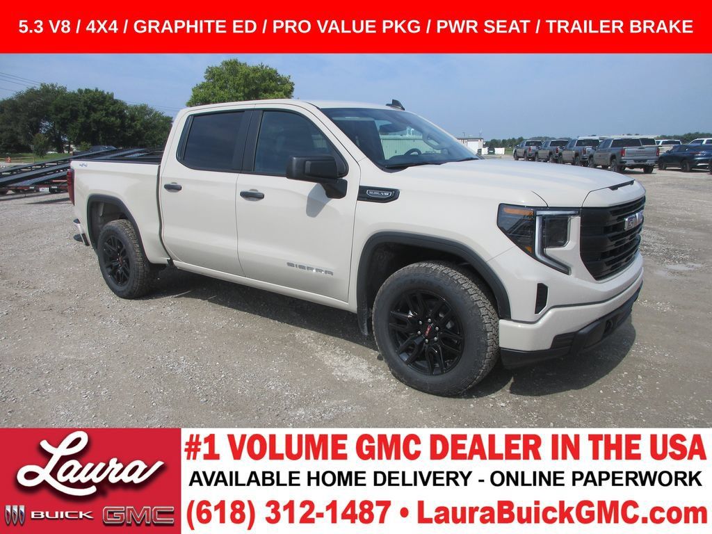 New 2026 GMC Sierra 1500 Pro w/ Graphite Edition AWD/4WD image 1