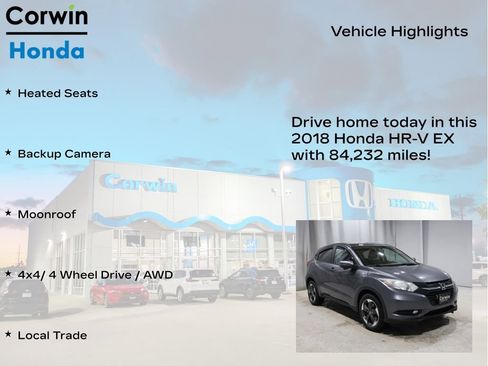 Used 2018 Honda HR-V EX image 6