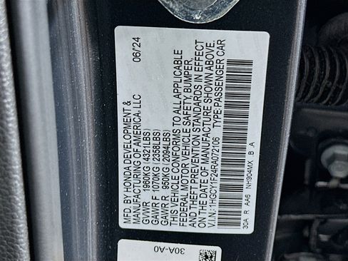 Used 2024 Honda Accord LX image 12