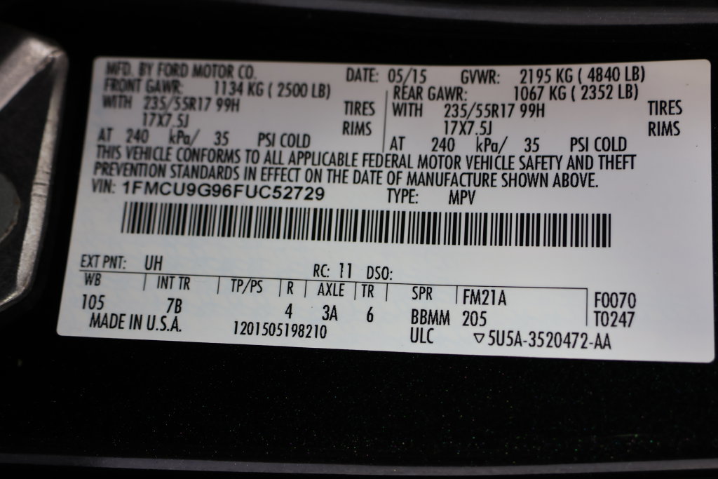 Used 2015 Ford Escape SE AWD/4WD image 26
