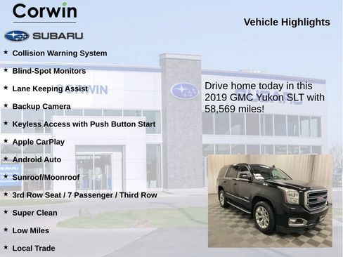 Used 2019 GMC Yukon SLT AWD/4WD image 6