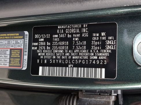 Used 2023 Kia Sorento S w/ Panoramic Sunroof Package image 31