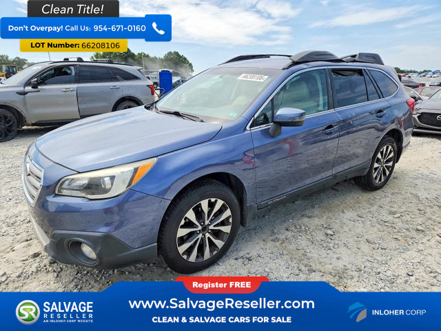 Used 2015 Subaru Outback 2.5i Limited AWD/4WD image 1