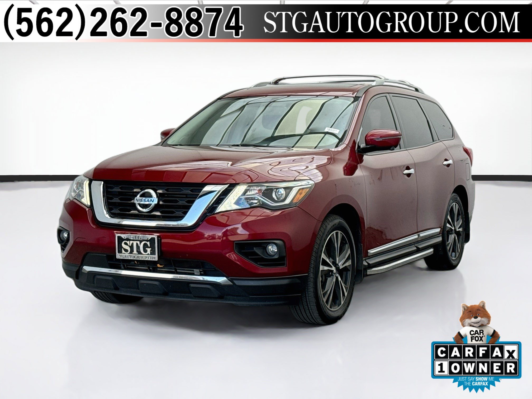 Used 2019 Nissan Pathfinder Platinum w/ Cargo Package FWD image 1