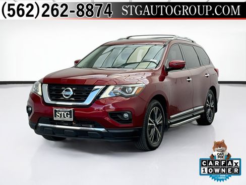 Used 2019 Nissan Pathfinder Platinum w/ Cargo Package FWD image 1