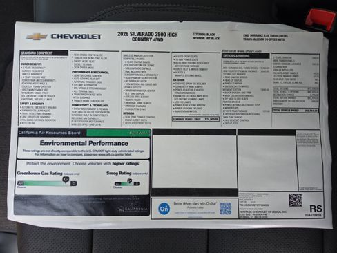 New 2026 Chevrolet Silverado 3500 High Country w/ High Country Premium Package AWD/4WD image 36