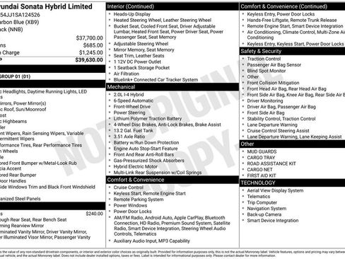 New 2025 Hyundai Sonata Limited image 5
