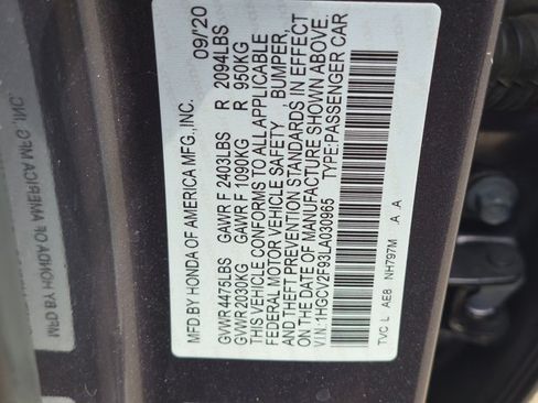Used 2020 Honda Accord Touring image 17