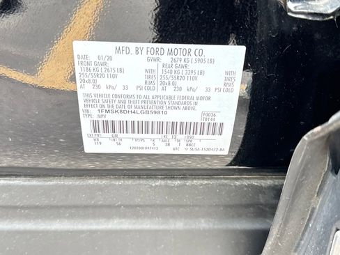 Certified 2020 Ford Explorer XLT w/ Equipment Group 202A image 19