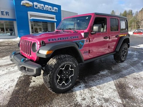 Used 2022 Jeep Wrangler Unlimited Rubicon 4xe w/ Dual Top Group image 86