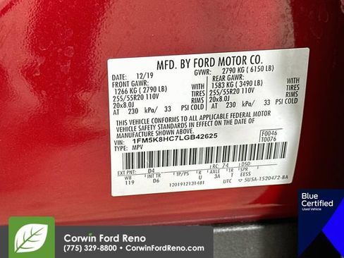 Used 2020 Ford Explorer Platinum w/ Premium Technology Package AWD/4WD image 40