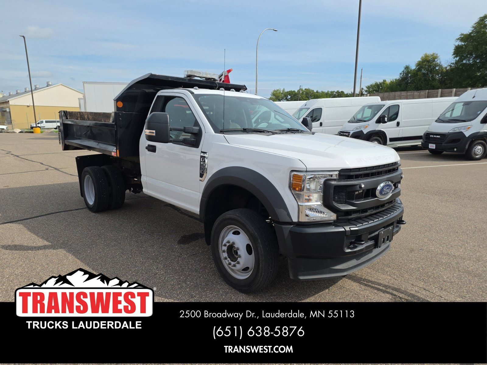 Used 2021 Ford F550 4x4 Regular Cab Super Duty w/ Power Equipment Group image 7
