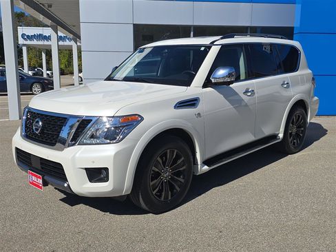 Used 2020 Nissan Armada Platinum w/ Captain's Chairs Package image 1