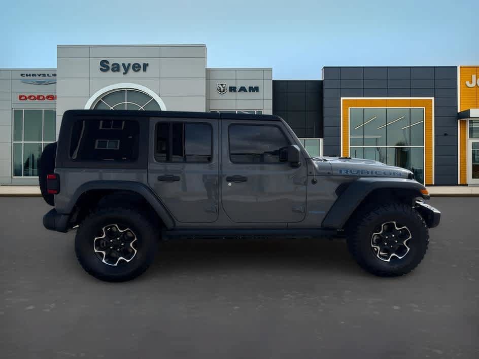 Used 2022 Jeep Wrangler Unlimited Rubicon 4xe w/ Steel Bumper Group AWD/4WD image 2