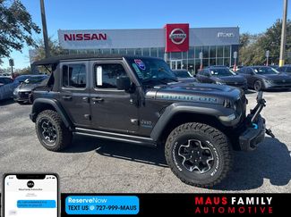 Used 2021 Jeep Wrangler Unlimited Rubicon 4xe w/ Steel Bumper Group 360° Tour