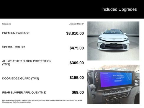 Used 2025 Toyota Camry XLE w/ Premium Package image 3