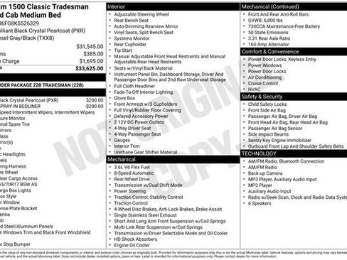 Used 2019 RAM 1500 Tradesman RWD image 11