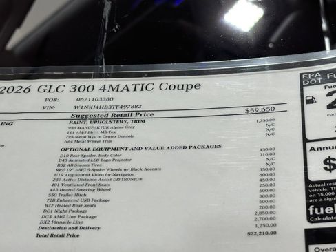 New 2026 Mercedes-Benz GLC 300 4MATIC image 19