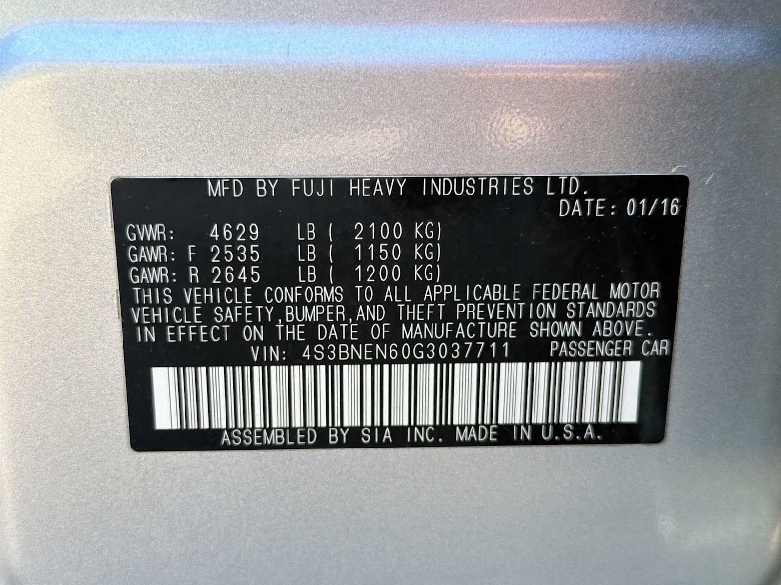 Used 2016 Subaru Legacy 3.6R Limited AWD/4WD image 31