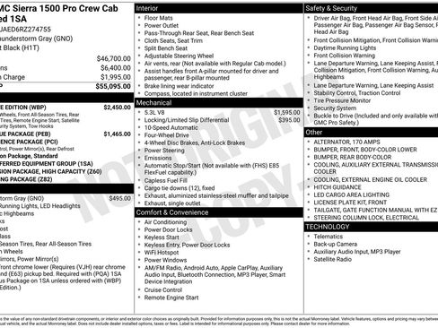 Certified 2024 GMC Sierra 1500 Pro w/ Graphite Edition image 37